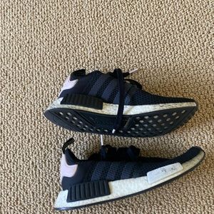 Adidas nmd r1 black and pink